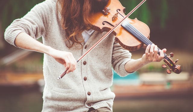Girl Playing Violin Tess Rene Schultz