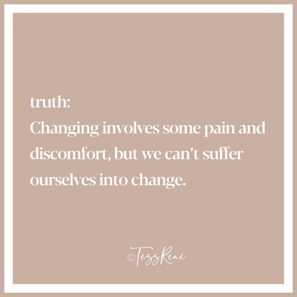 Change and Suffering Quote Tess Rene Schultz Teresa
