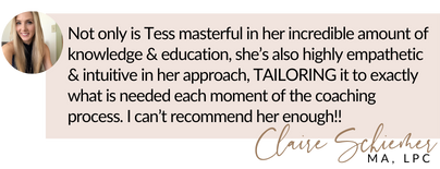 TESS RENE COACHING TESTIMONIAL REVIEW