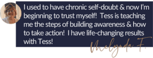 client testimonial for Tess Rene