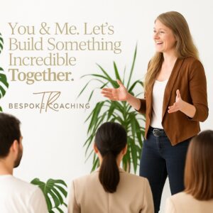 Tess Rene Coaching a group of people