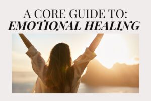 Sunset silhouette of woman with raised arms — visual metaphor for emotional resilience and healing, featured in a foundational blog post by Tess René Coaching.